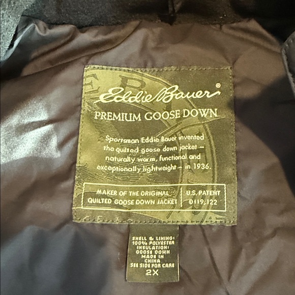 Eddie Bauer Women's Premium Goose Down 650 Fill Downlight‎ Vest Sz 2X Black NWT - Picture 9 of 11